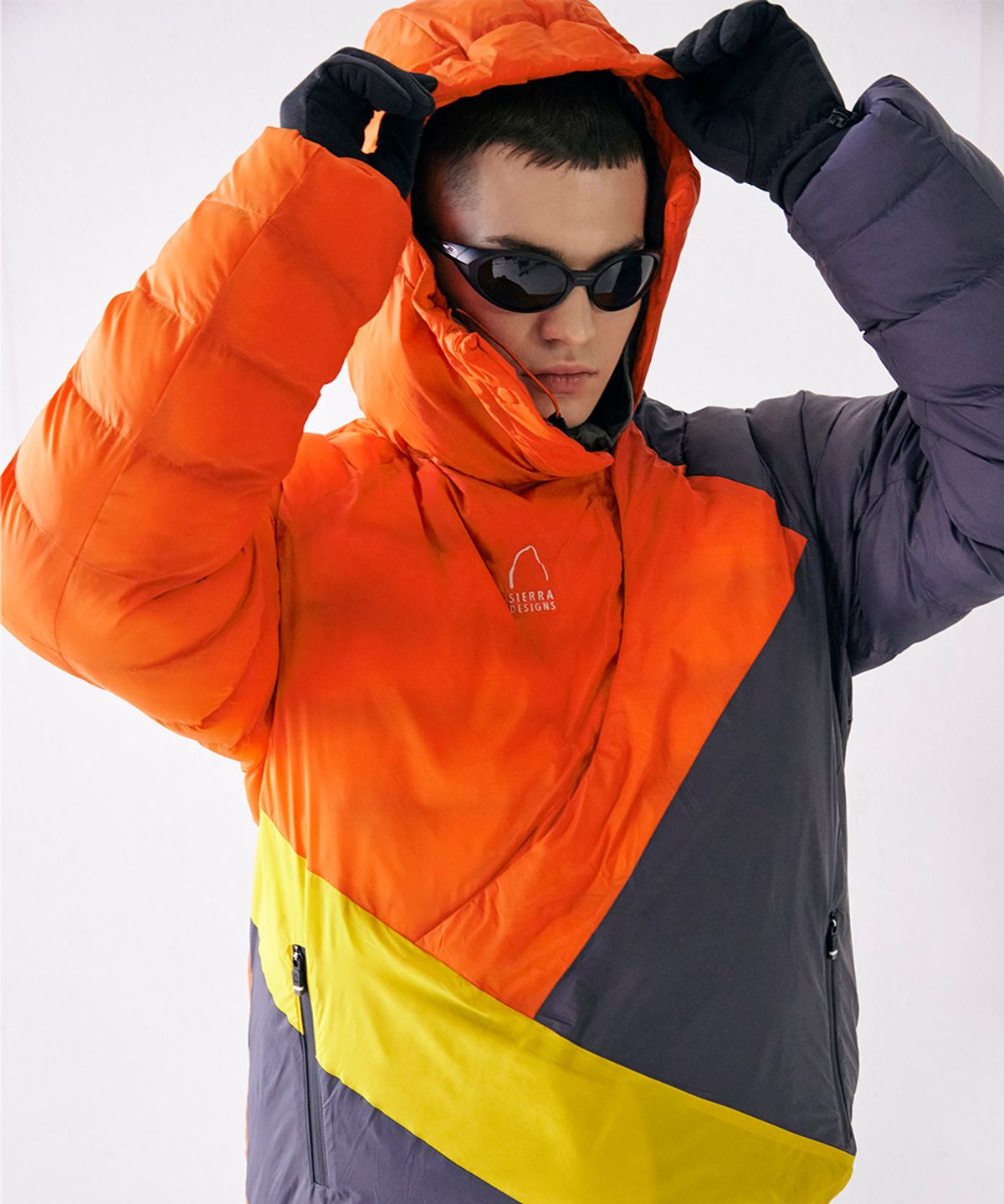 시에라디자인(SIERRA DESIGNS) 클라우드20(CLOUD 20) 아노락 자켓 ORANGE