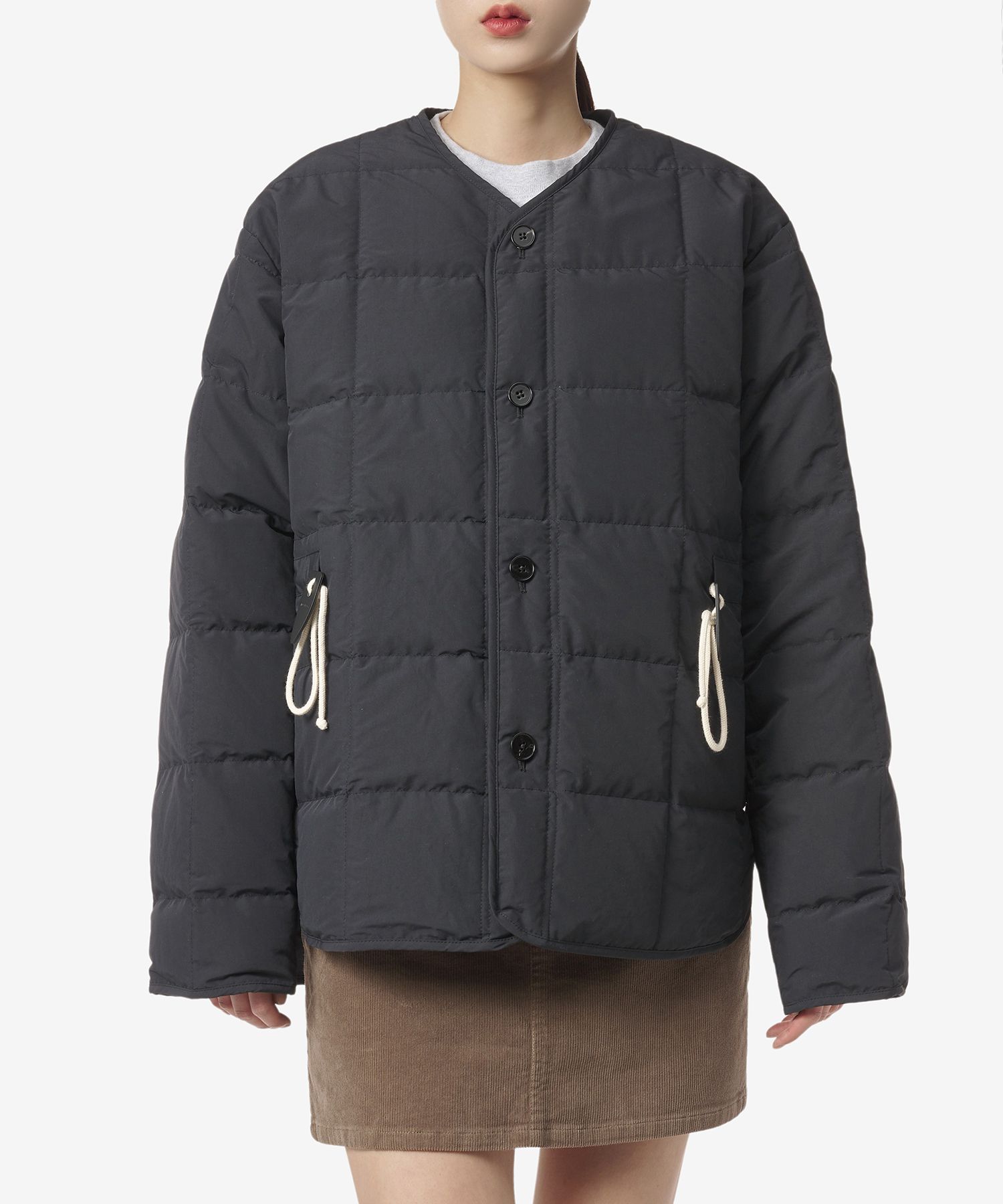 MUSINSA公式 | JIL SANDER キルティングダウンジャケット - ブラック