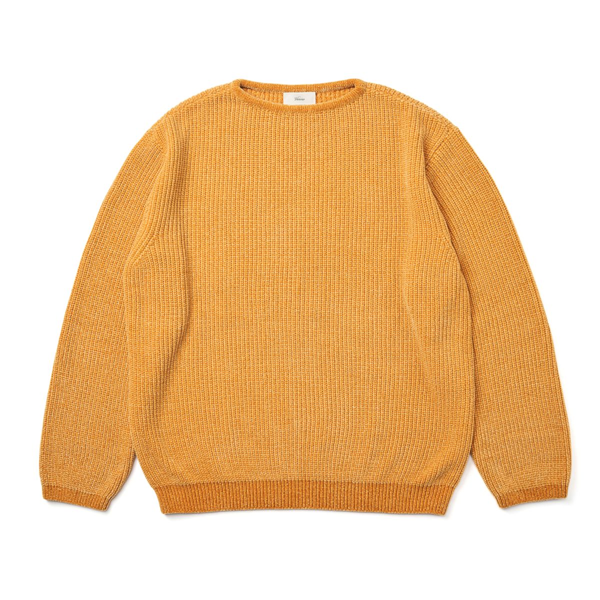 베르노(VERNO) [Casual] Boat-neck knit Yellow