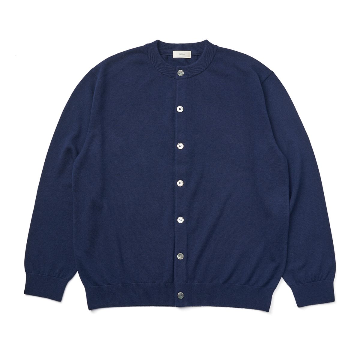 베르노(VERNO) [Casual] Cashtouch cardigan knit Navy_relax-fit