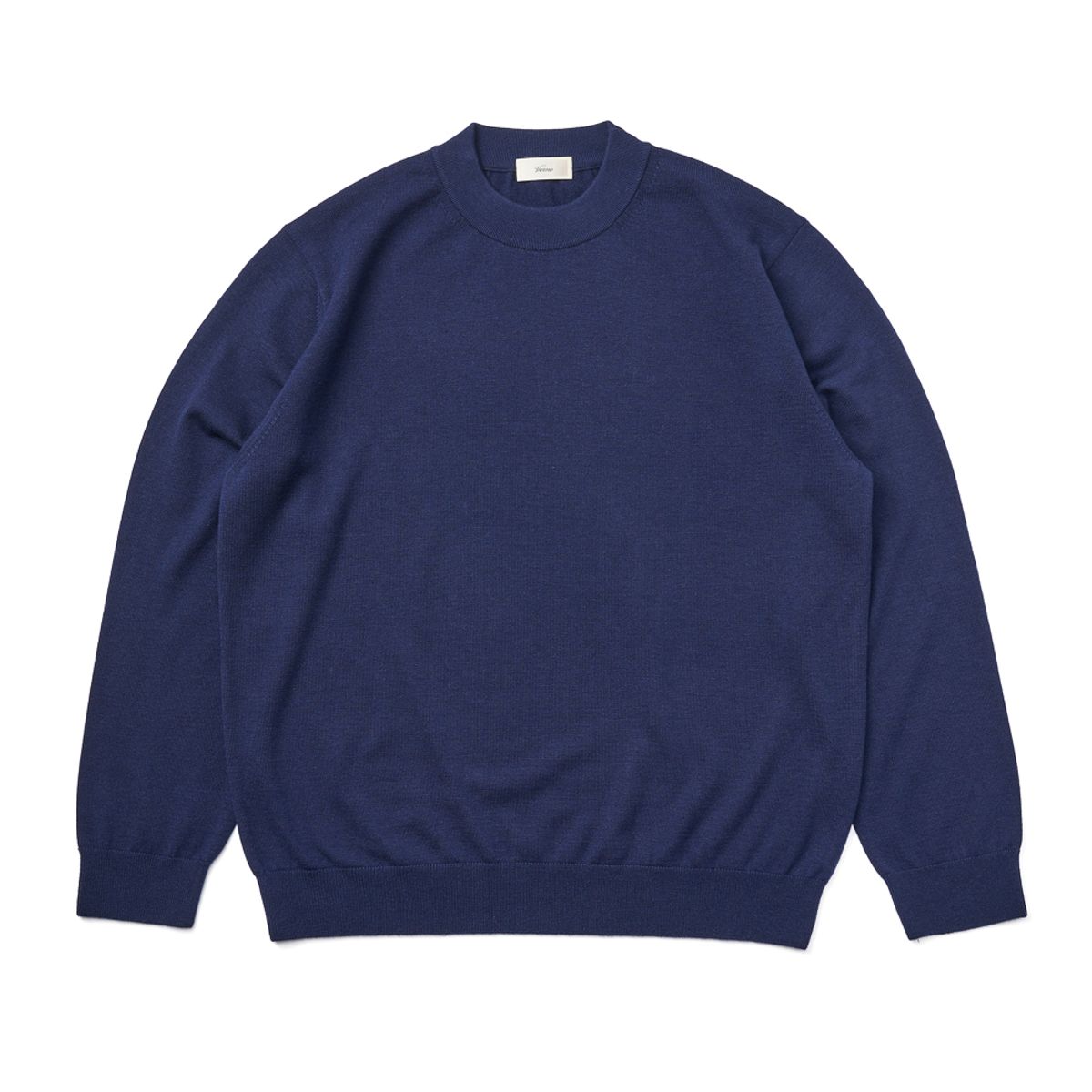 베르노(VERNO) [Casual] Cashtouch crew-neck knit Navy_relax-fit