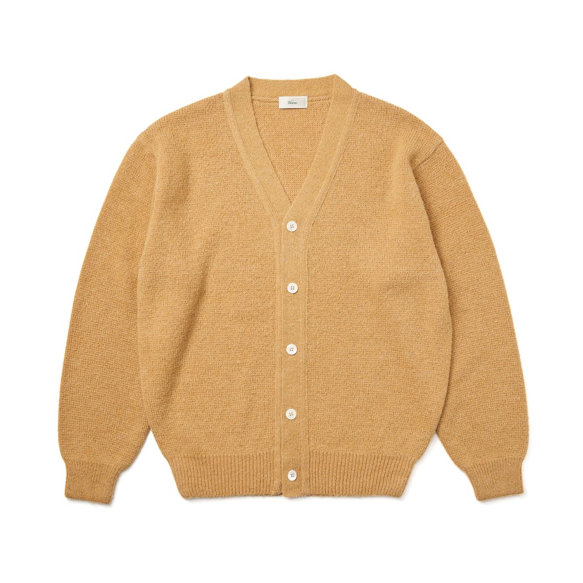 베르노(VERNO) [Casual] Alpaca cardigan knit Yellow