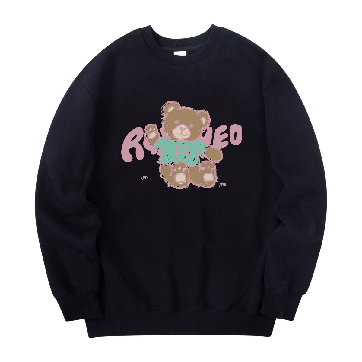라디네오(RADINEO) 소프트 베어 맨투맨 블랙