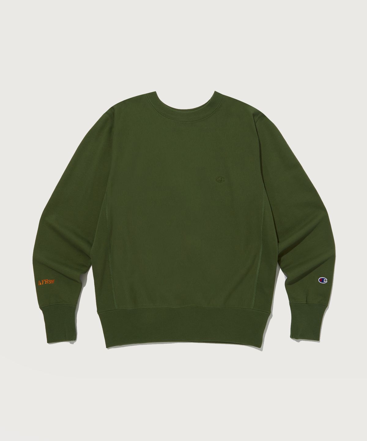 챔피온(CHAMPION) 리버스위브 FRSW 크루넥 스웨트셔츠 Normal Khaki