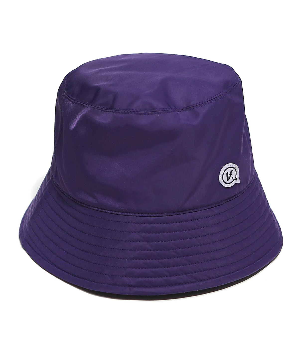 벌스원(VERSE ONE) BUBBLE LOGO BUCKET HAT DARK PURPLE