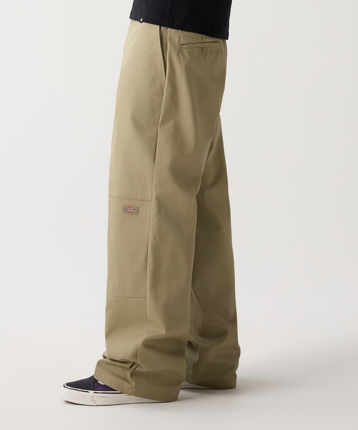 디키즈(DICKIES) 더블니 85283 루즈핏 워크팬츠 Khaki