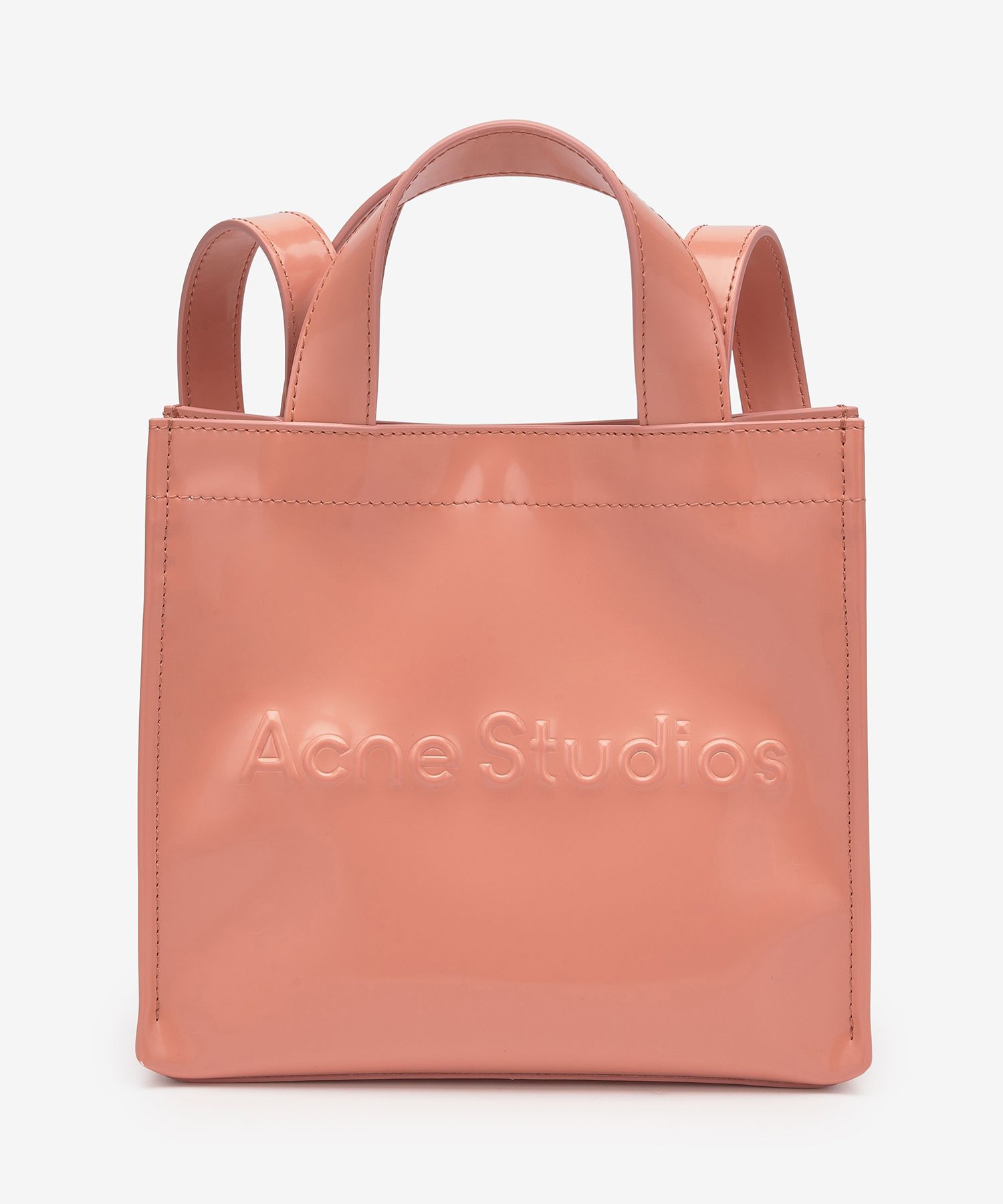 MUSINSA公式 | ACNE STUDIOS ミニロゴトートバッグ - サーモンピンク 