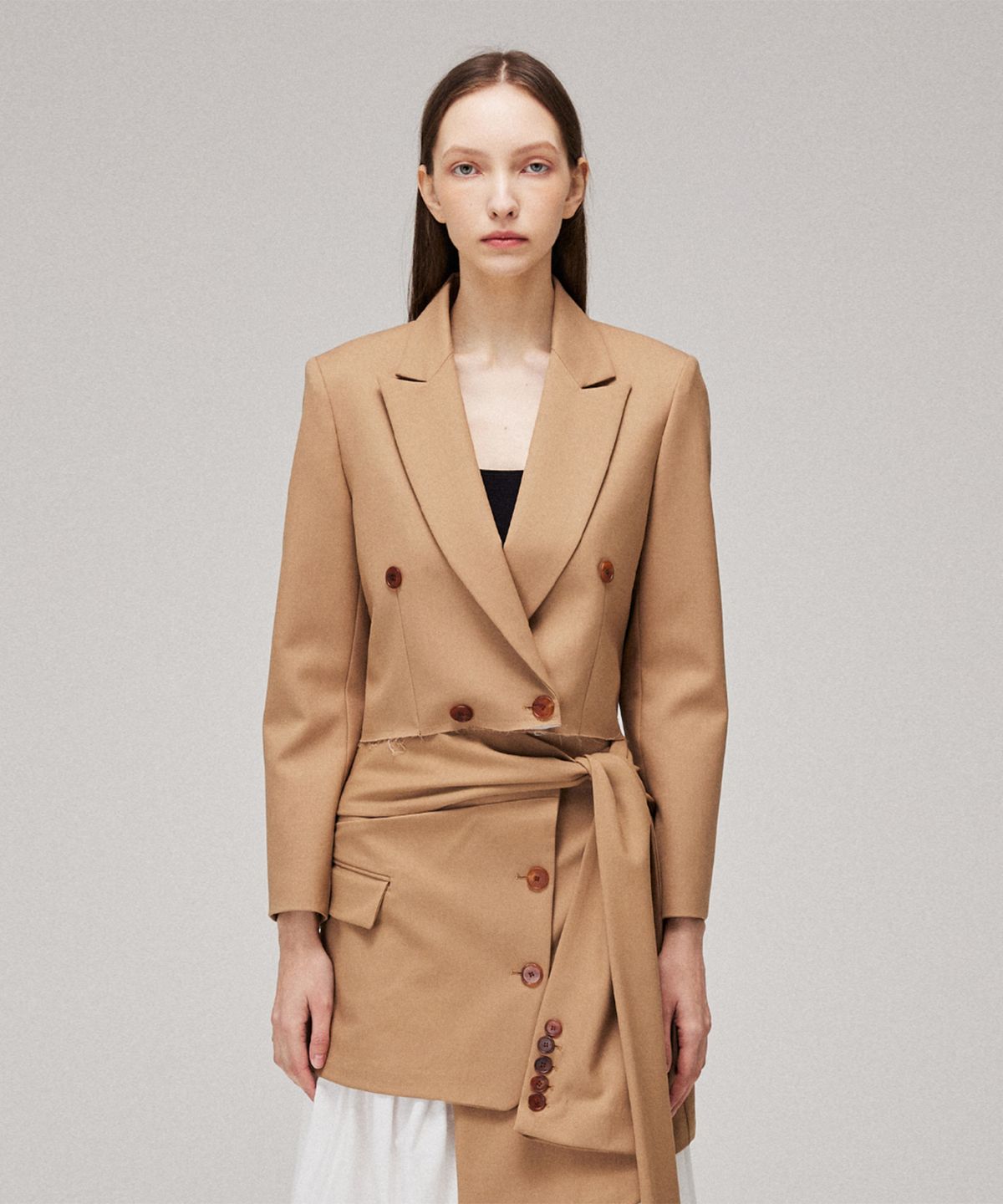 므아므(MMAM) Double cropped blazer