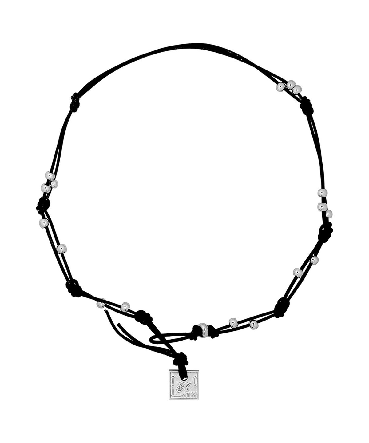 엔프프(NFF) layered leather necklace
