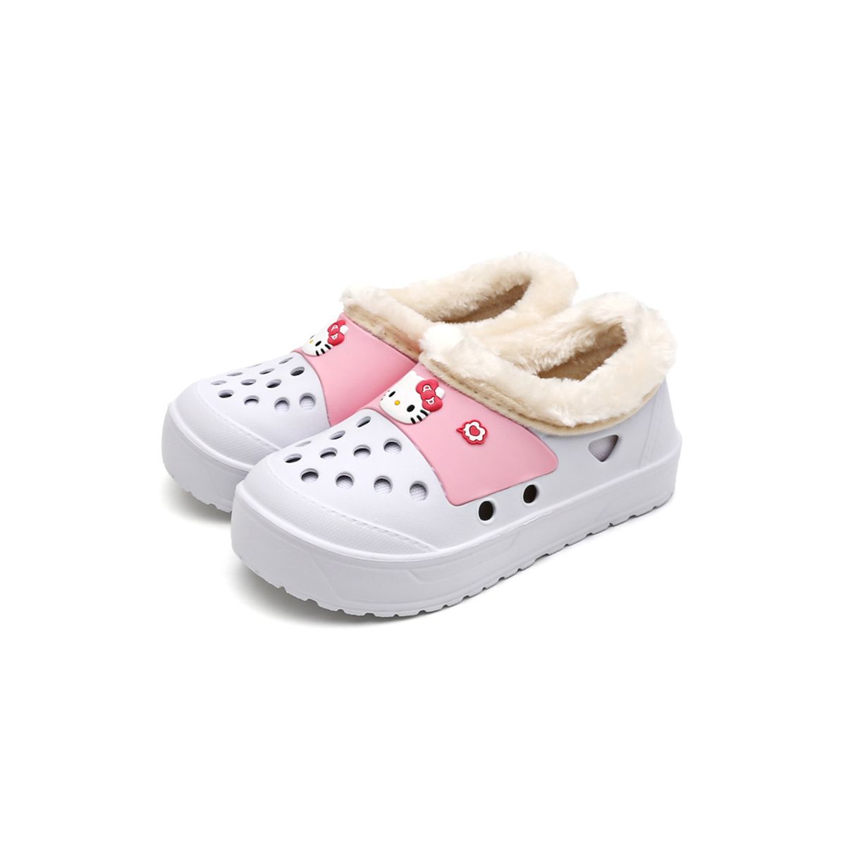 산리오 키즈(SANRIO) 헬로키티 엘리 방한실내화