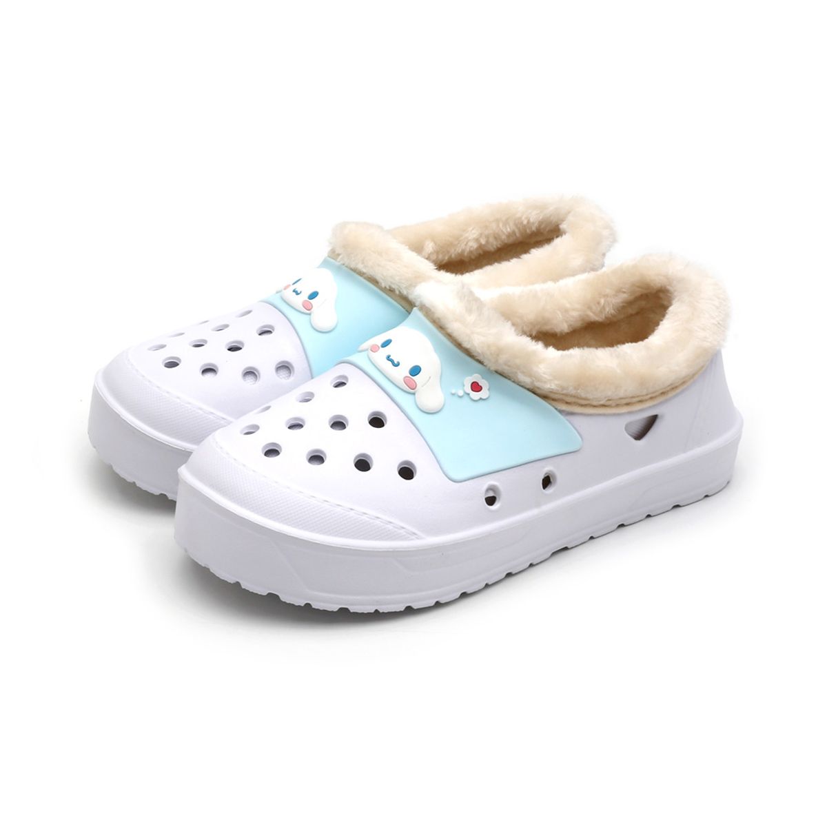 산리오 키즈(SANRIO) 시나모롤 엘리 방한실내화