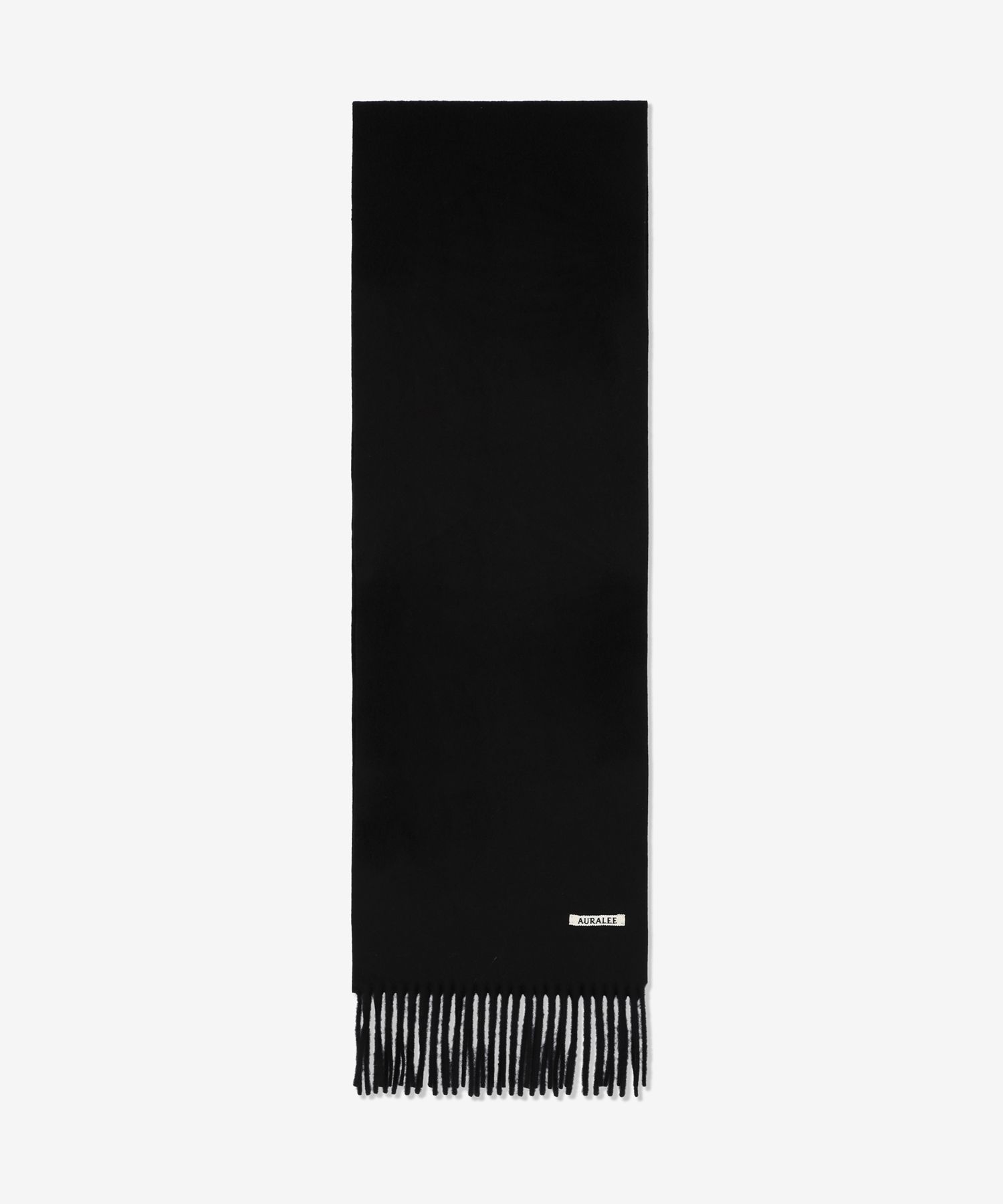 MUSINSA | AURALEE Men's Baby Cashmere Long Scarf - Black