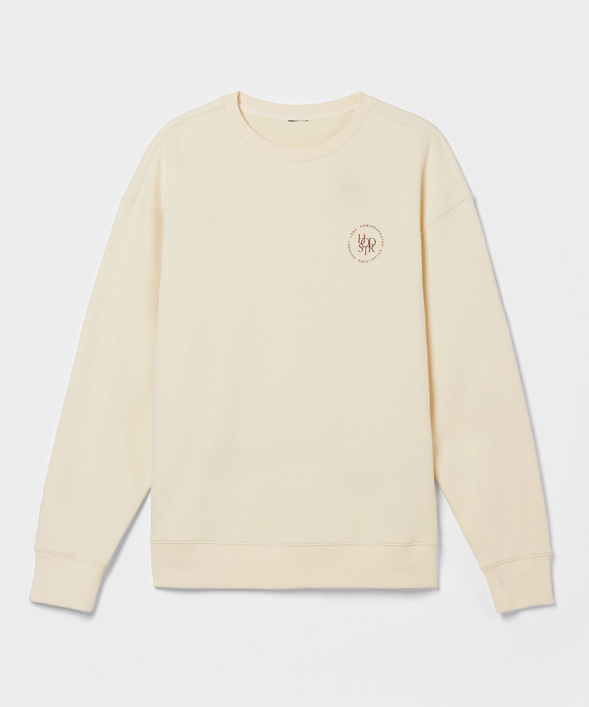 하워드슈터(HOWARDSHOOTER) HS CIRCLE LOGO SWEATSHIRT ivory