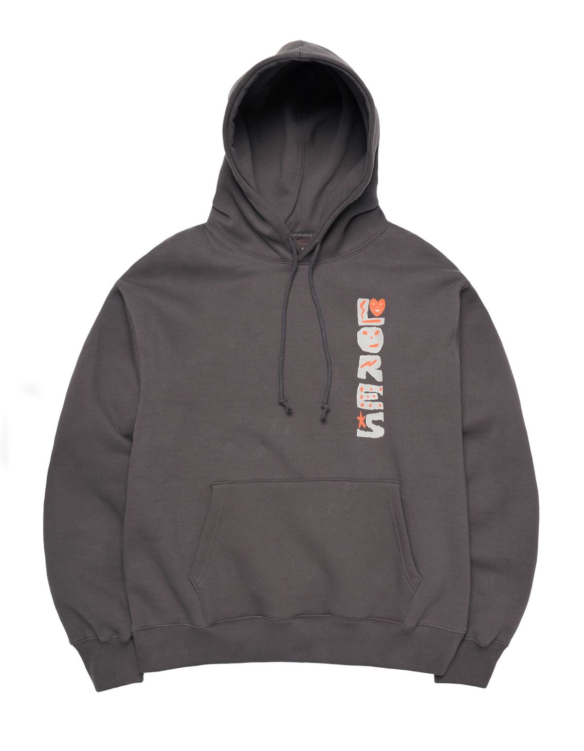 로어즈(LORES) Full of Love Hoodie - Charcoal