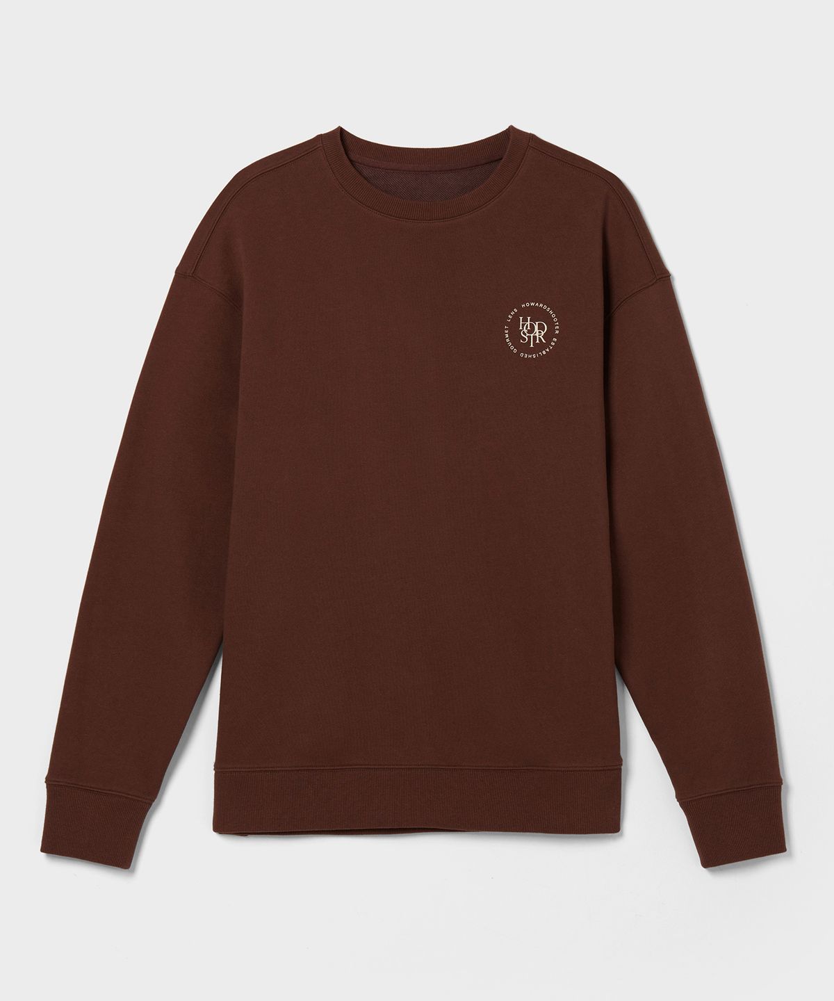 하워드슈터(HOWARDSHOOTER) HS CIRCLE LOGO SWEATSHIRT brown