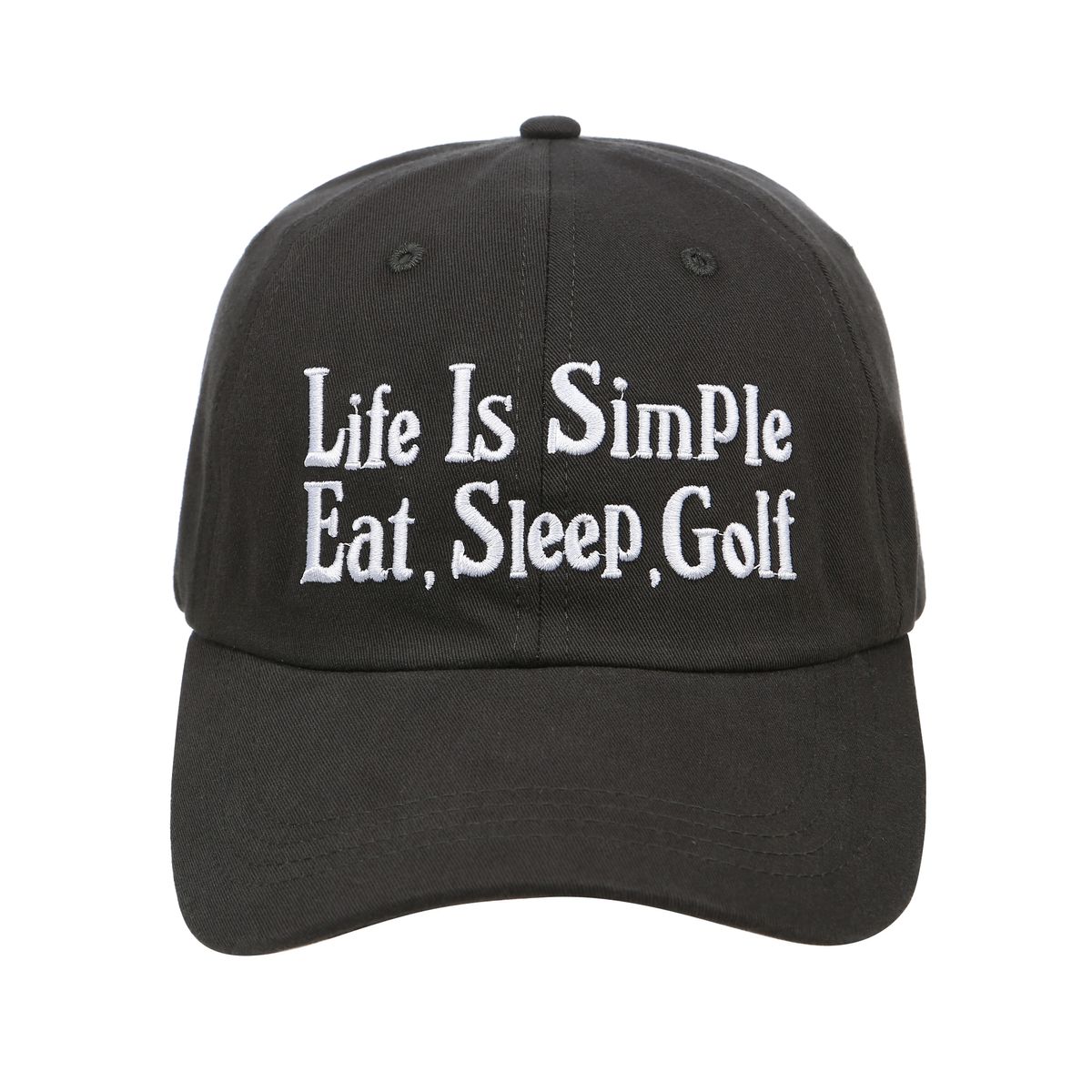 마로 골프(MARO GOLF) LIFE IS SIMPLE CAP -CHARCOAL GRAY-