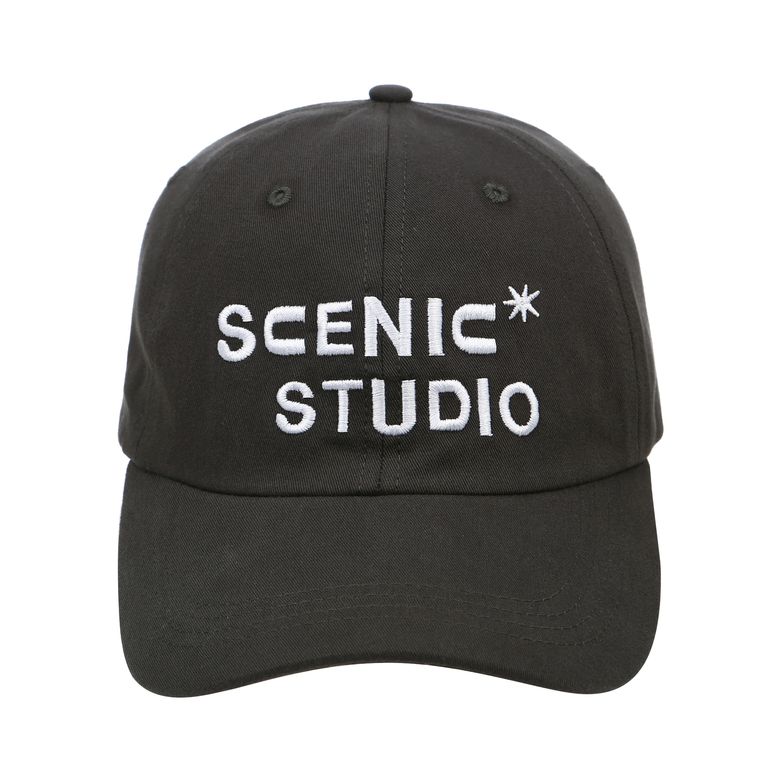 SCENIC STUDIO CAP -CHARCOAL GRAY-