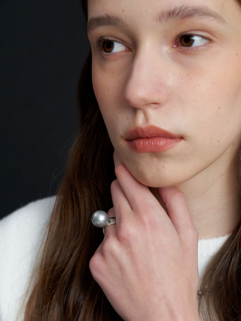 ★人氣★LOVE ME MONSTER★Soft Big Pearl Ring MUSINSA | LOVE ME MONSTER Essential Big Pearl Ring (L233MRI010)