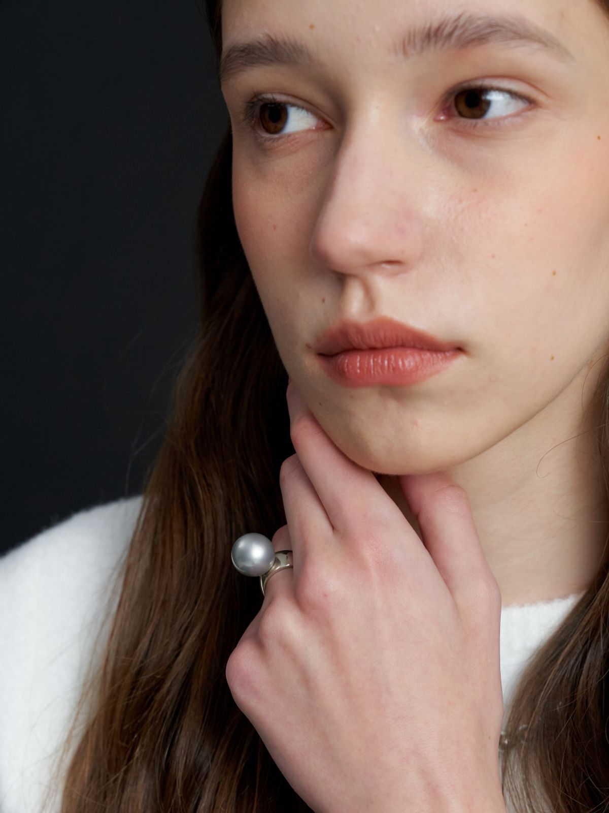 러브미몬스터(LOVE ME MONSTER) Essential Big Pearl Ring (L233MRI010)