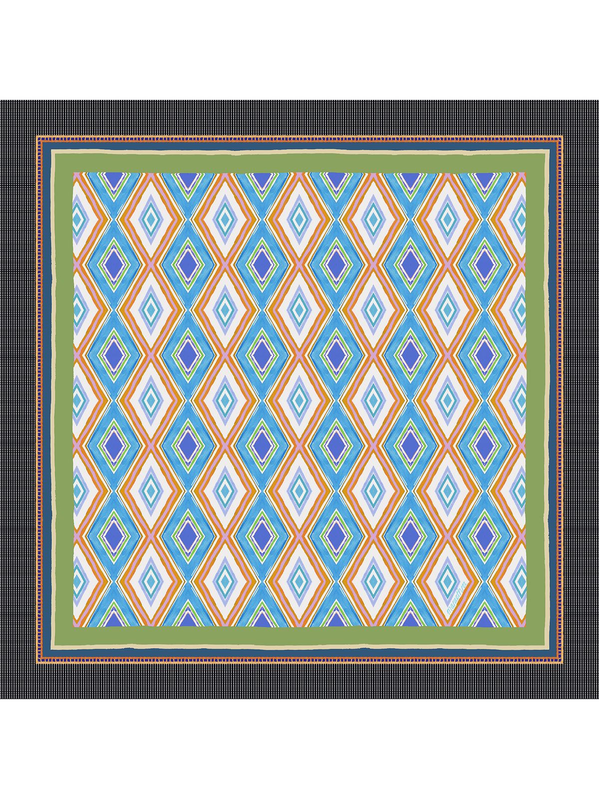 마레트라(MARAETHRA) Ninja Cotton Square Scarf 닌자 코튼 스퀘어 스카프