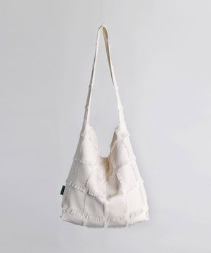 심풀 쇼퍼백 62 에스닉 프린지 - ivory