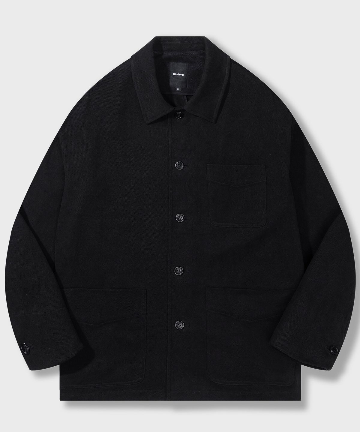 필더스(FIELDERS) 소프트 울피치 워크 자켓 BLACK