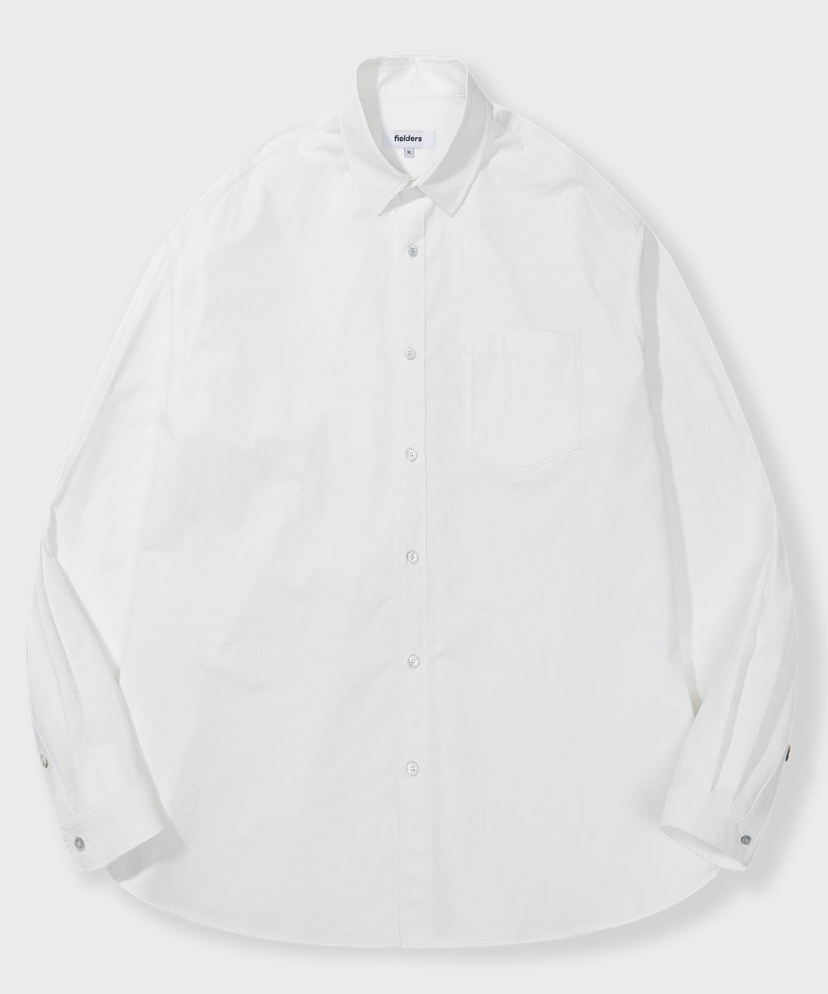 필더스(FIELDERS) 에센셜 페이퍼 코튼 셔츠 OFF WHITE