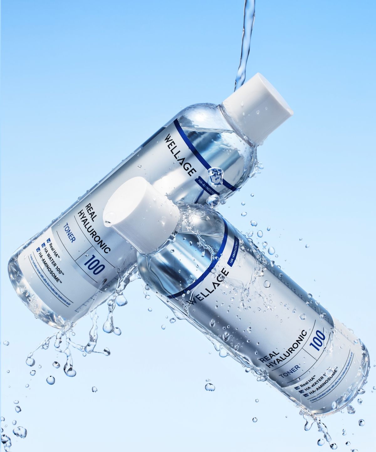 웰라쥬(WELLAGE) 리얼 히알루로닉 100 토너 200ml