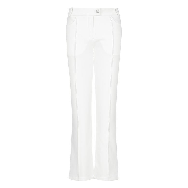 Pin Tuck Regular Fit Pants_O/White