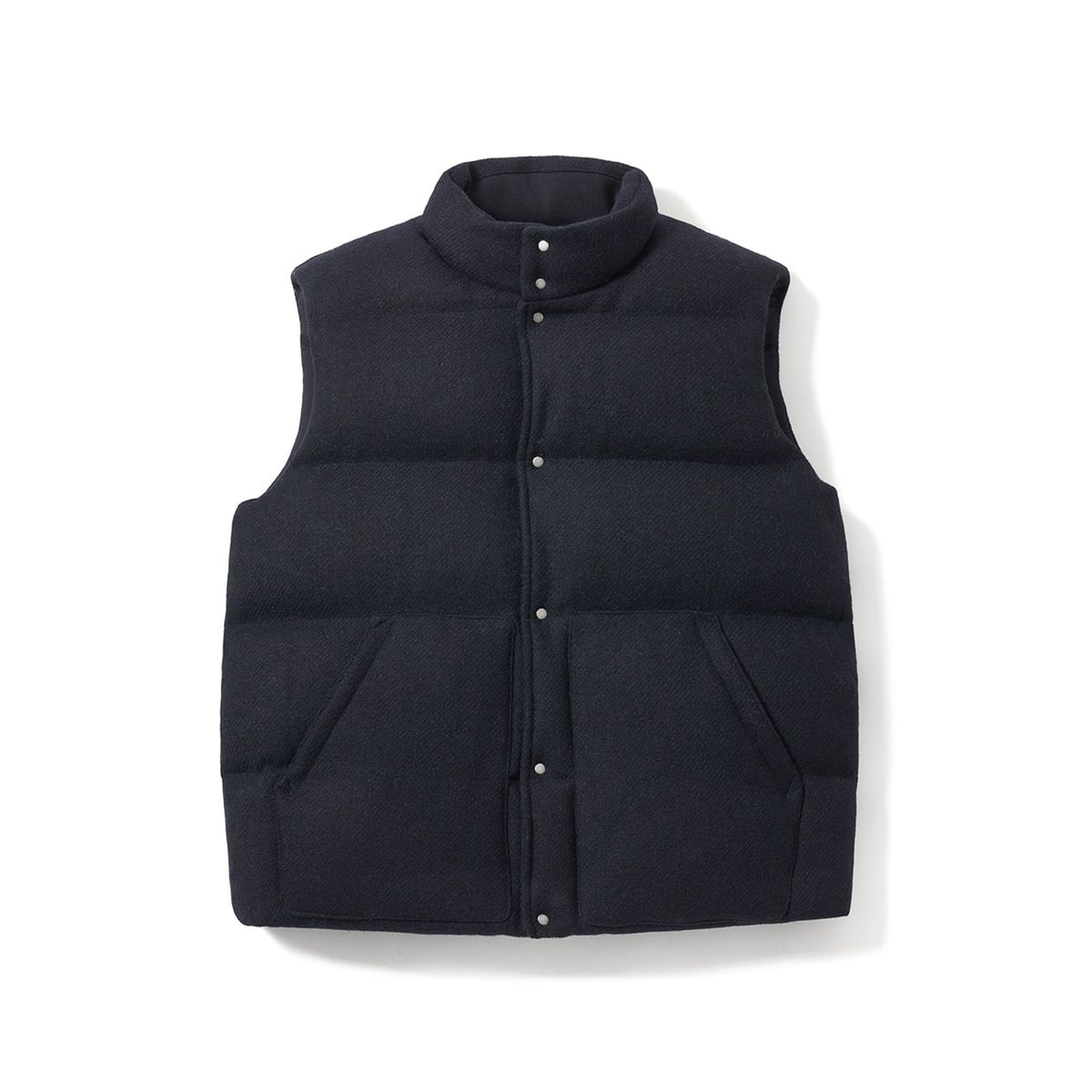 포터리(POTTERY) Wool Goose Vest_Dark Navy