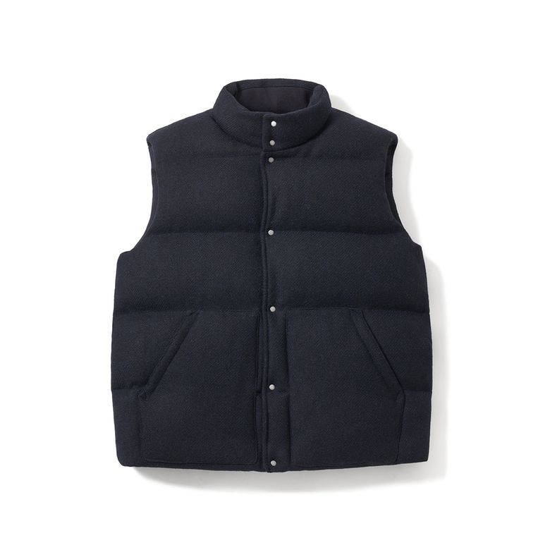 Wool Goose Vest_Dark Navy