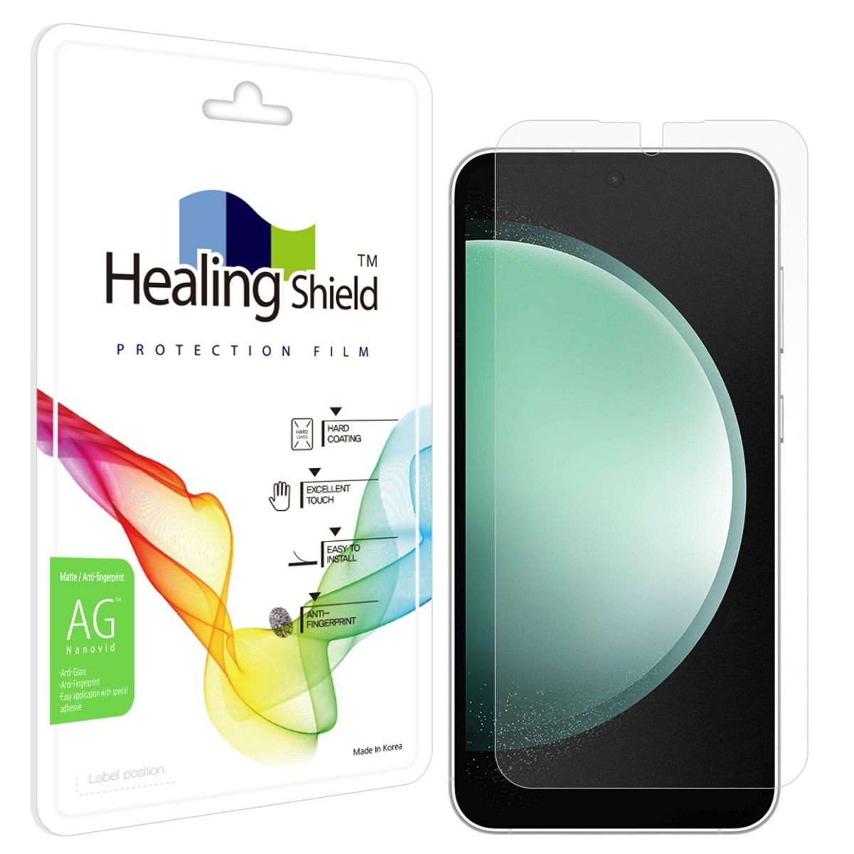 힐링쉴드(HEALINGSHIELD) 갤럭시S23 FE 저반사 액정보호필름 1매