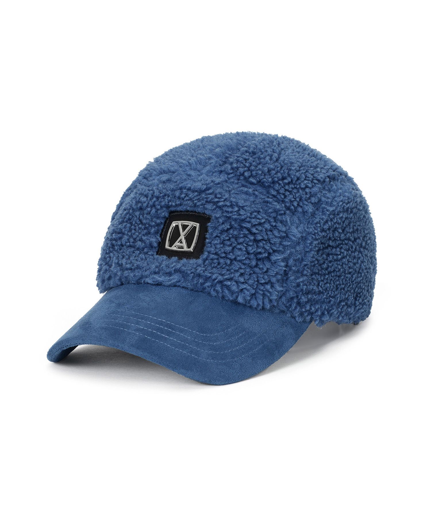 ★VARZAR★ VA Square Stud Fleece Camp Cap Navy MUSINSA | VARZAR VA Square Stud Fleece Camp Cap Navy