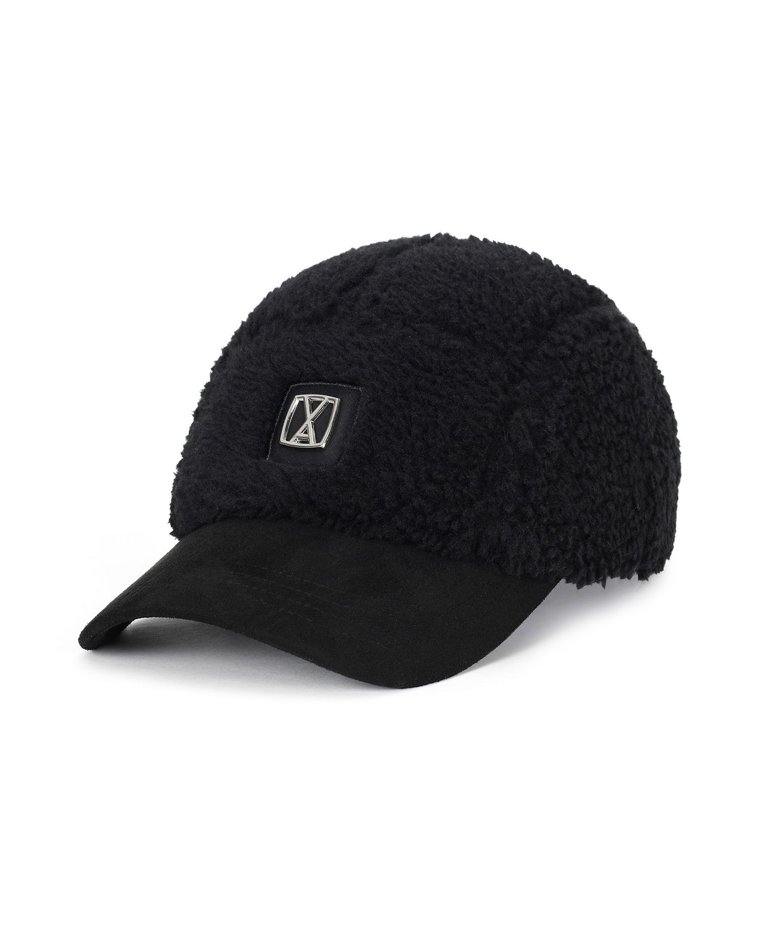★VARZAR★ VA square suede camp cap black MUSINSA | VARZAR VA Square Stud Fleece Camp Cap Black