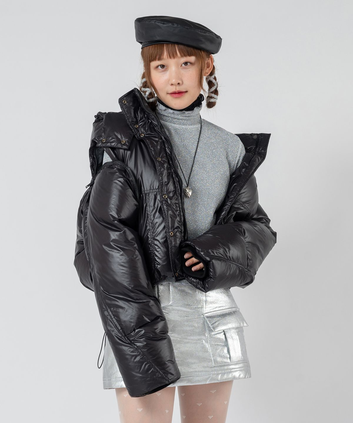 언유주얼 노말(UNUSUALNORMAL) NOEL DUCKDOWN PADDING JUMPER _ BLACK
