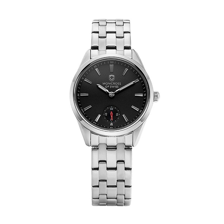33mm 스몰세컨드 여성 메탈 손목 시계 MS3810F-BK