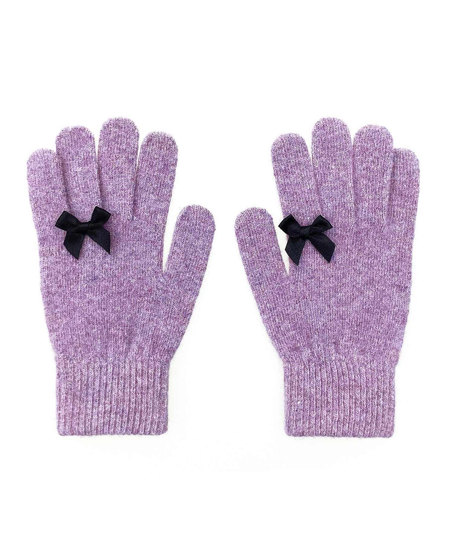 手袋 OTHER worldly Ribbon Wool Hand Warmer BMY1019 Symphonyw Women Striped Arm Warmers, Winter Knitted