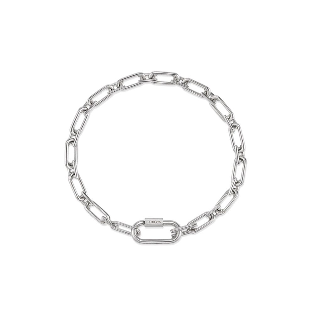 【HYERES LOR】H Edition Silver shackle chain bracelet HYERES LOR】H Edition Silver shackle chain bracelet (HYERES
