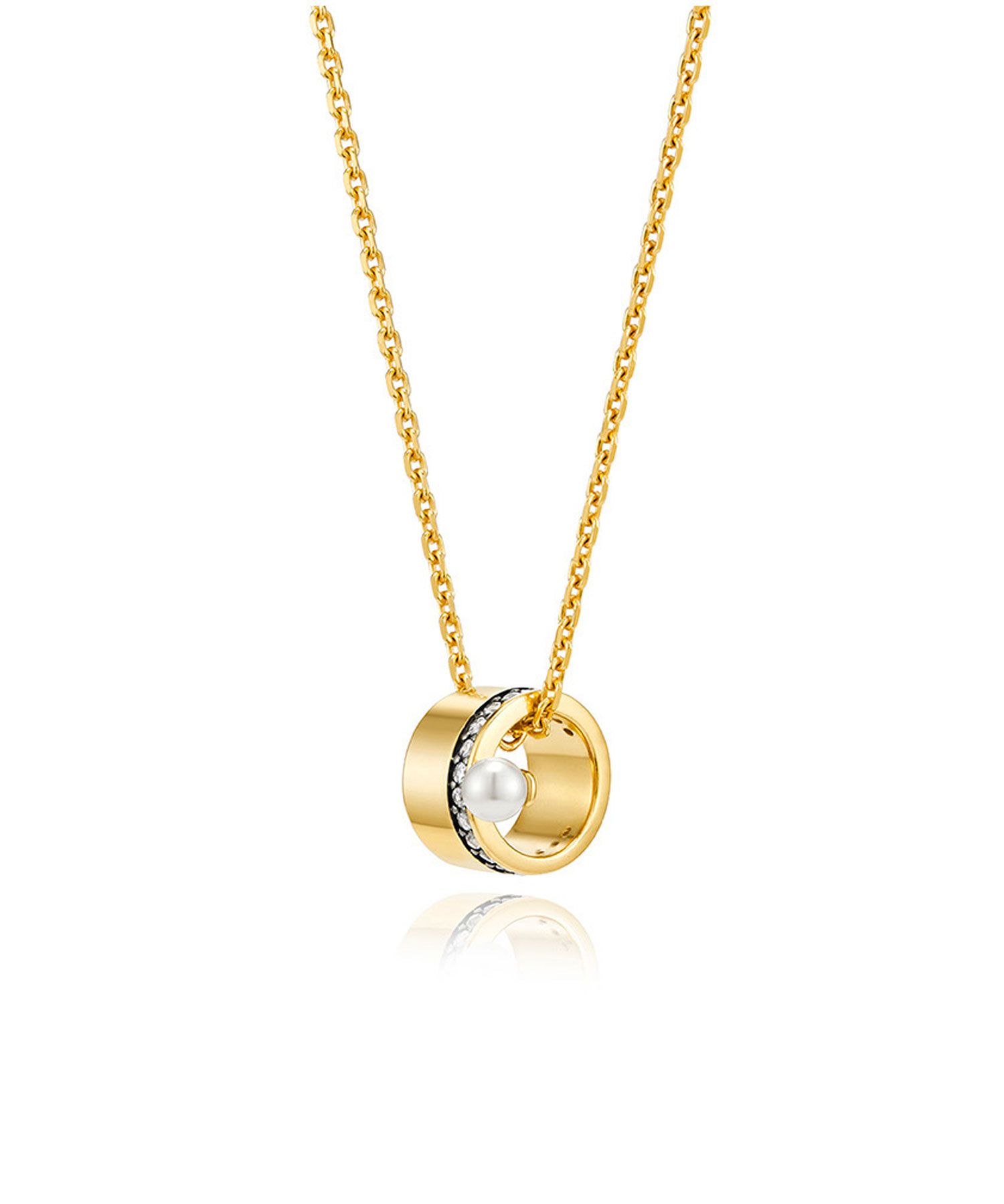 【HYERES LOR】Noailles antique pearl point necklace_mix HYERES LOR】Noailles antique pearl point necklace_mix