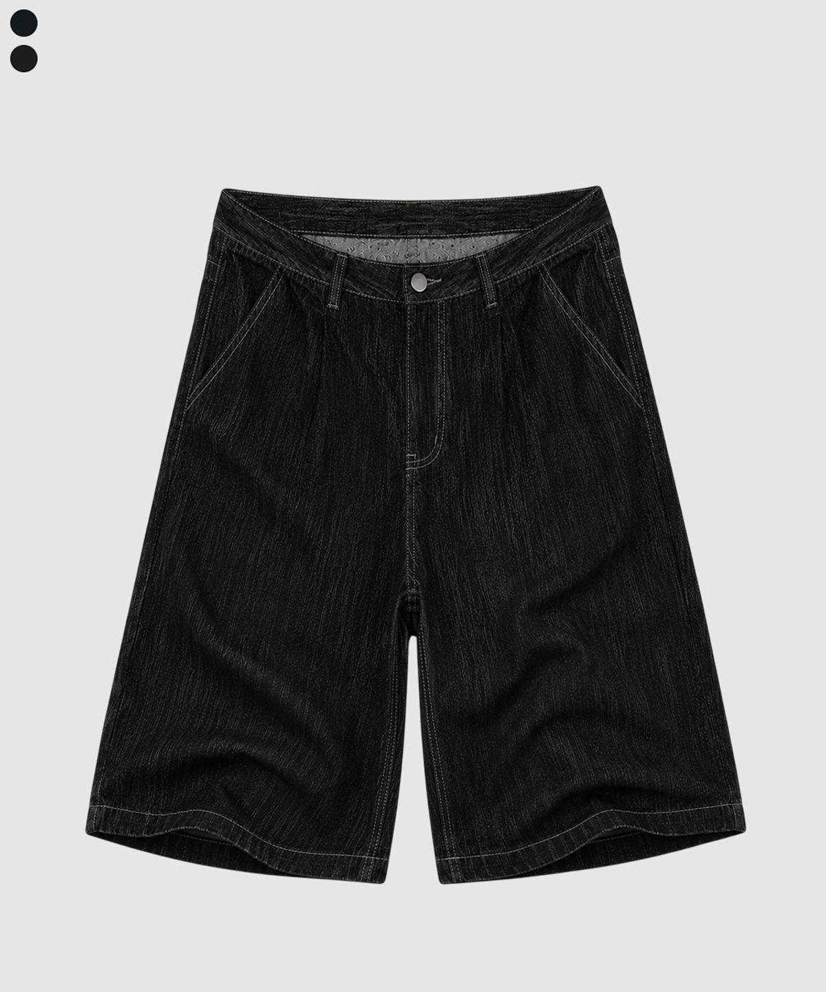 베이직라벨(BASIC LABEL) Rael Wide Bermuda Sange Shorts pants 2 Color [BLSD_6003]