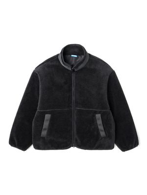 남성 양털 하이낵 배색 집업[BLACK](UZBUJ80_39)