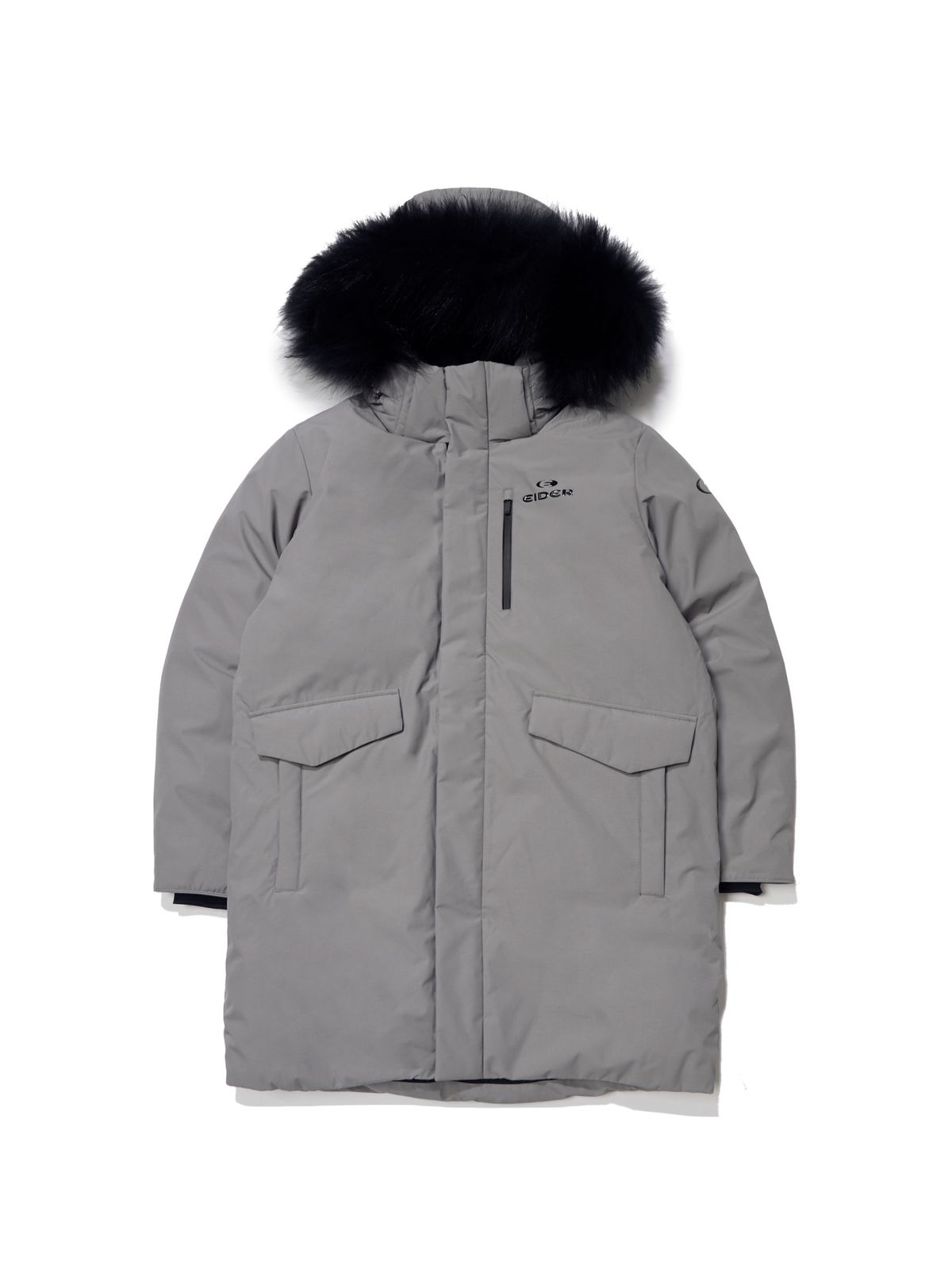 아이더(EIDER) ATLAS (아틀라스) α 야상형 다운 자켓_Heather Grey