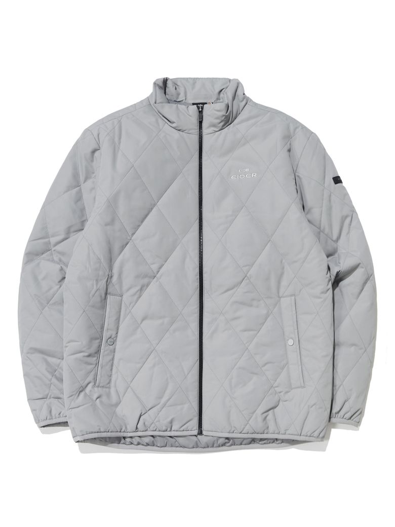POP α 경량 퀼팅 패딩_Heather Grey