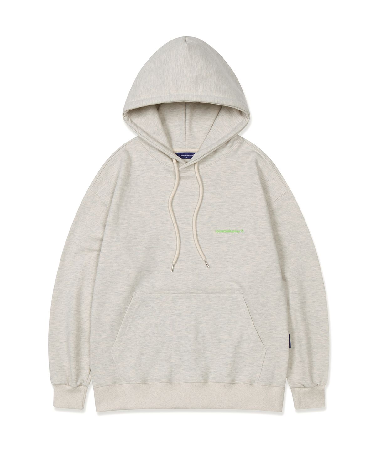 아이코노그라피(ICONOGRAPHY) OVERFIT_HOODIE OAT