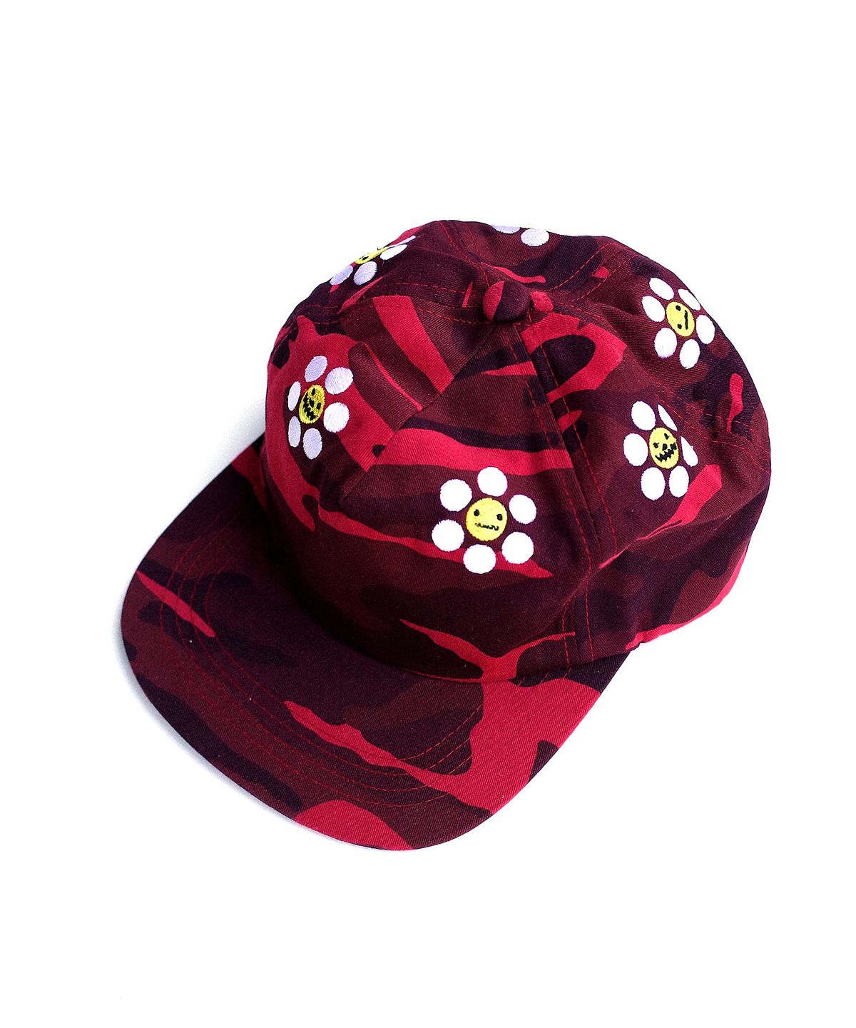 피스메이커(PIECE MAKER) CAMOUFLAGE FLORAL ICON STRAPBACK (RED)