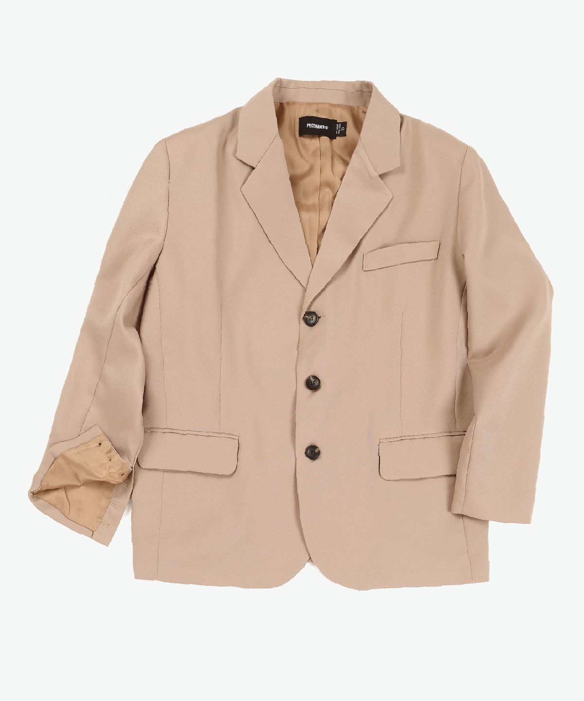 피스메이커(PIECE MAKER) 80S 3BUTTON BLAZER (CARAMEL)