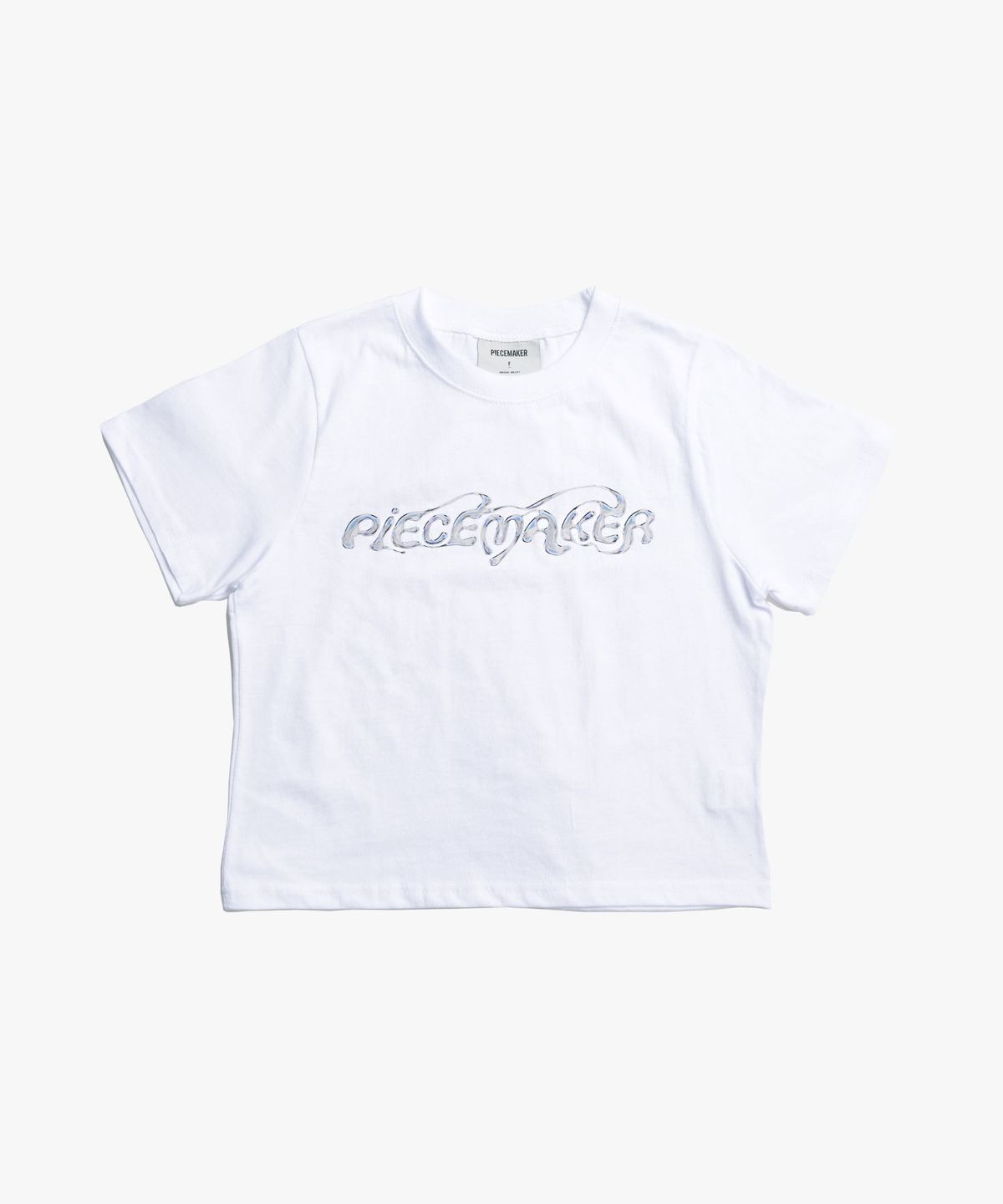 피스메이커(PIECE MAKER) ETHNIC MELT CROP TEE (WHITE)