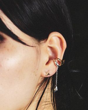 밤 물빛 은가비 귀걸이 04/05