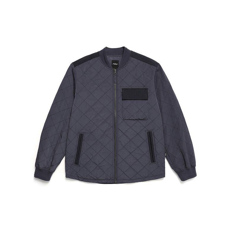 립스탑 퀼팅 패딩 자켓 Navy