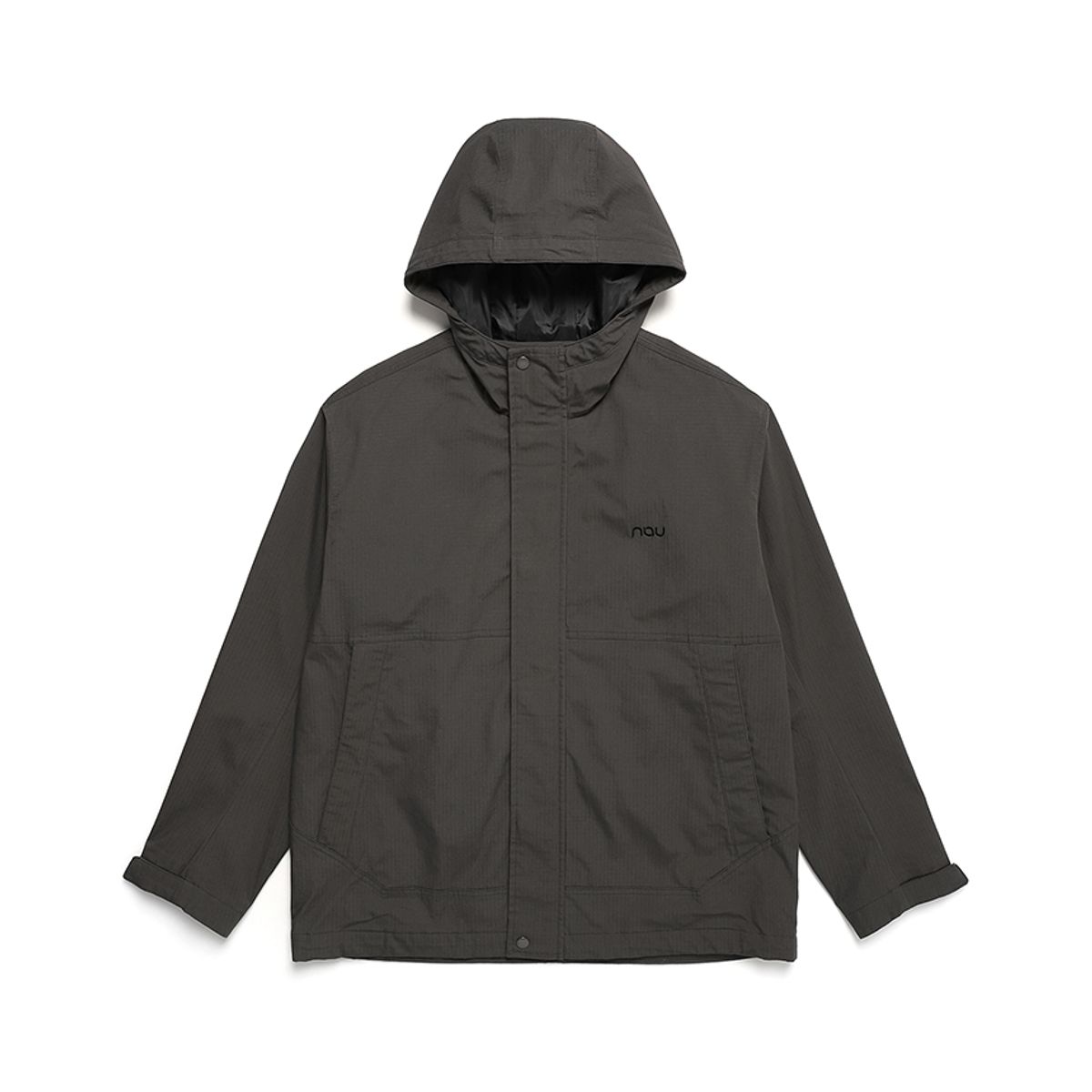 나우(nau) 가을 립스탑 바람막이 자켓 Dark Gray